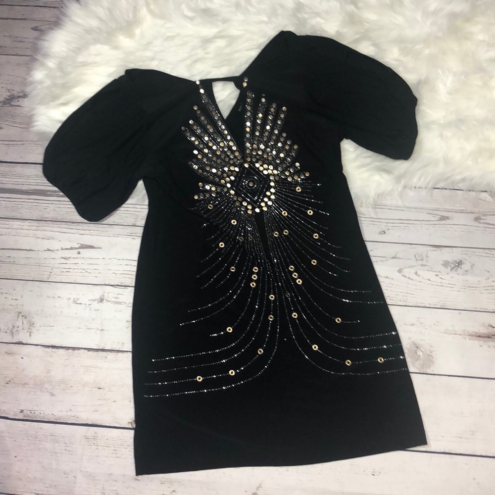 Bisou Bisou Black Dress, Sz 14